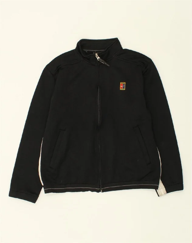 NIKE Womens Tracksuit Top Jacket UK 12 Medium Black Polyester Belted Jacket Elasticated Jacket Padded Jacket NIKE Womens Tracksuit Top Jacket UK 12 Medium Black Polyester Belted Jacket Elasticated Jacket Padded Jacket
