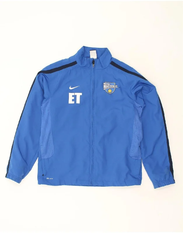 NIKE Womens Tracksuit Top Jacket UK 18 XL Blue Polyester Print Jacket Jacquard Jacket Embroidered Jacket NIKE Womens Tracksuit Top Jacket UK 18 XL Blue Polyester Print Jacket Jacquard Jacket Embroidered Jacket