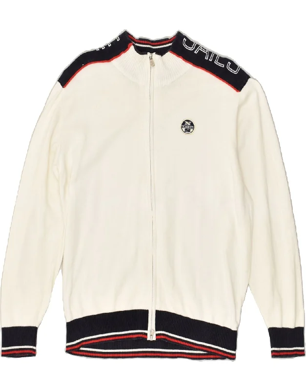 NORTH SAILS Womens Graphic Tracksuit Top Jacket UK 18 XL Off White Chenille Fabric Brocade Fabric Lace Fabric NORTH SAILS Womens Graphic Tracksuit Top Jacket UK 18 XL Off White Chenille Fabric Brocade Fabric Lace Fabric