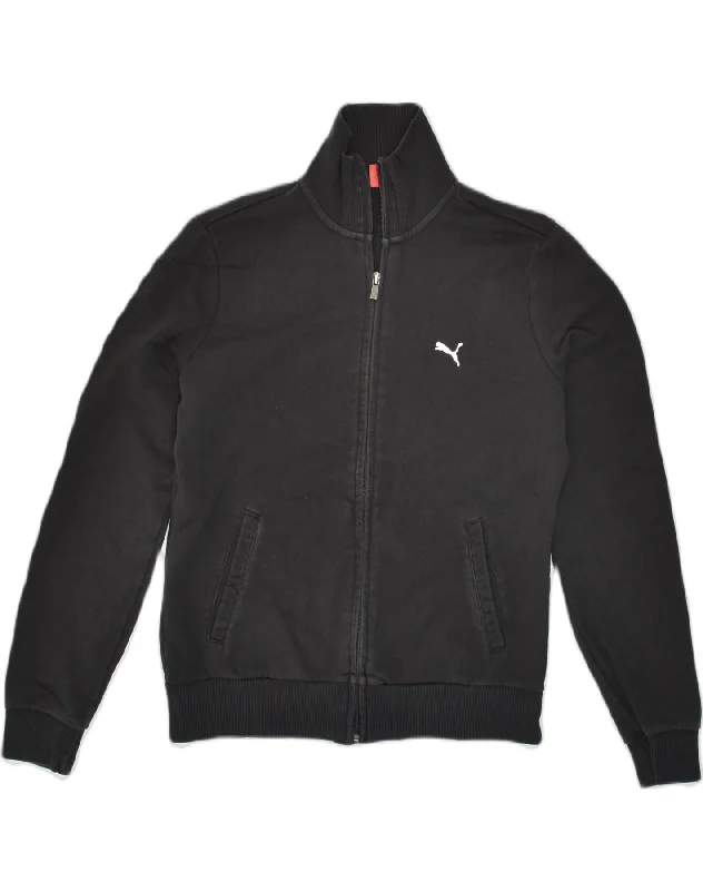 PUMA Womens Tracksuit Top Jacket UK 12 Medium Black Cotton Hooded Jacket Caped Jacket Shawl Collar Jacket PUMA Womens Tracksuit Top Jacket UK 12 Medium Black Cotton Hooded Jacket Caped Jacket Shawl Collar Jacket