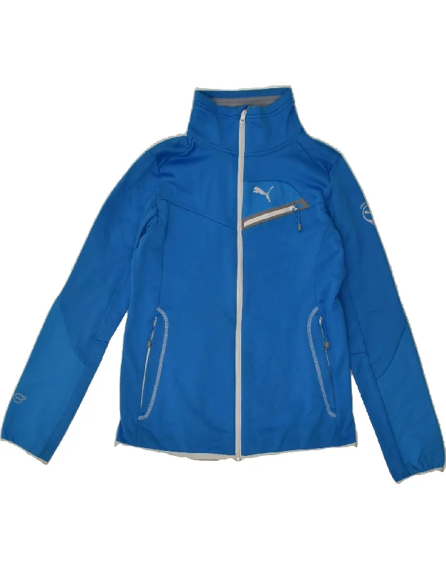 PUMA Womens Tracksuit Top Jacket UK 14 Large Blue Polyester Anorak Shell Jacket Lightweight Jacket PUMA Womens Tracksuit Top Jacket UK 14 Large Blue Polyester Anorak Shell Jacket Lightweight Jacket