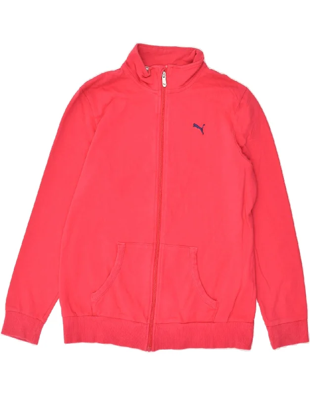 PUMA Womens Tracksuit Top Jacket UK 16 Large Pink Ribbed Jacket Pleated Jacket Ruffled Jacket PUMA Womens Tracksuit Top Jacket UK 16 Large Pink Ribbed Jacket Pleated Jacket Ruffled Jacket