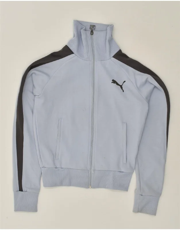 PUMA Womens Tracksuit Top Jacket UK 6 XS Blue Colourblock Polyester Jersey Jacket Tulle Jacket Batik Jacket PUMA Womens Tracksuit Top Jacket UK 6 XS Blue Colourblock Polyester Jersey Jacket Tulle Jacket Batik Jacket