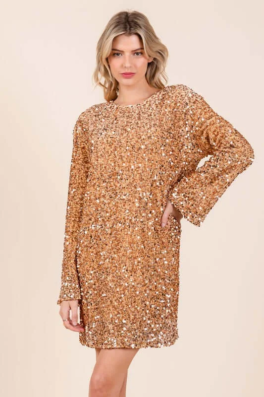 Sequin Cocktail Mini Dress Stylish Sweetheart Neck Mini Dress