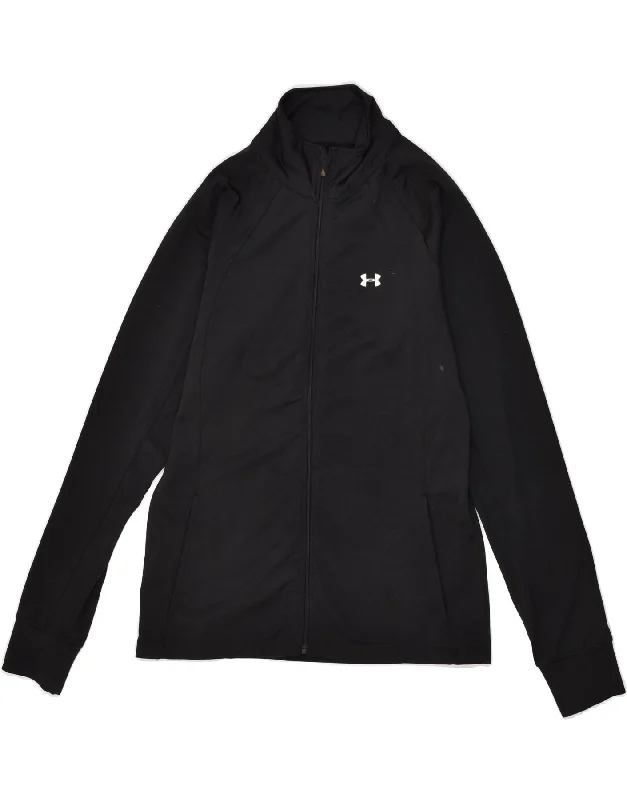 UNDER ARMOUR Womens Graphic Tracksuit Top Jacket UK 12 Medium Black Mesh Jacket Canvas Jacket Denim Jacket UNDER ARMOUR Womens Graphic Tracksuit Top Jacket UK 12 Medium Black Mesh Jacket Canvas Jacket Denim Jacket