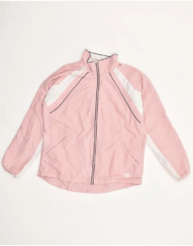 WILSON Womens Tracksuit Top Jacket UK 10 Small Pink Polyester Embroidered Jacket Appliqued Jacket Beaded Jacket WILSON Womens Tracksuit Top Jacket UK 10 Small Pink Polyester Embroidered Jacket Appliqued Jacket Beaded Jacket