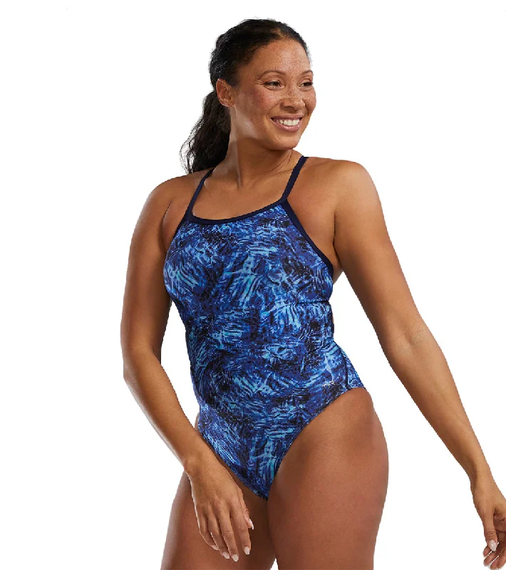 TYR Women's Expression Diamondfit Controlfit One Piece Swimsuit Chic Swimsuit Cover-Up