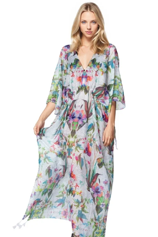 Aloha Paradise Poolside Maxi Dress Stylish Longline Maxi Dress