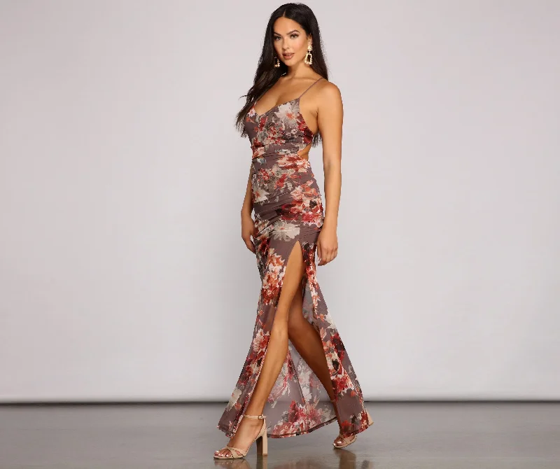 Pretty Petal Stylish Perfection Maxi Dress Chic Off-Shoulder Maxi Dress