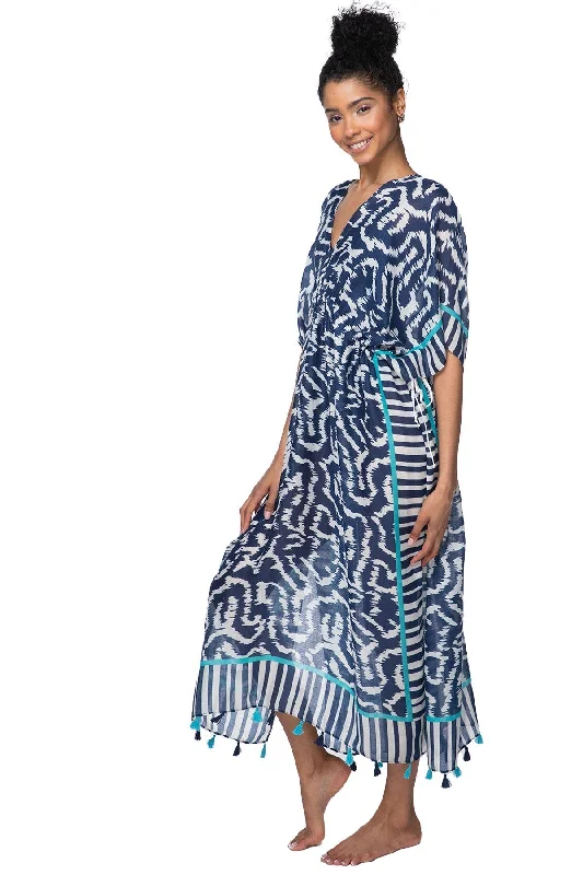 Dreamscape Poolside Maxi Dress Comfortable Fit-and-Flare Maxi Dress