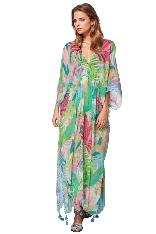 Summer Isle Poolside Maxi Dress Trendy Maxi Dress with Bow