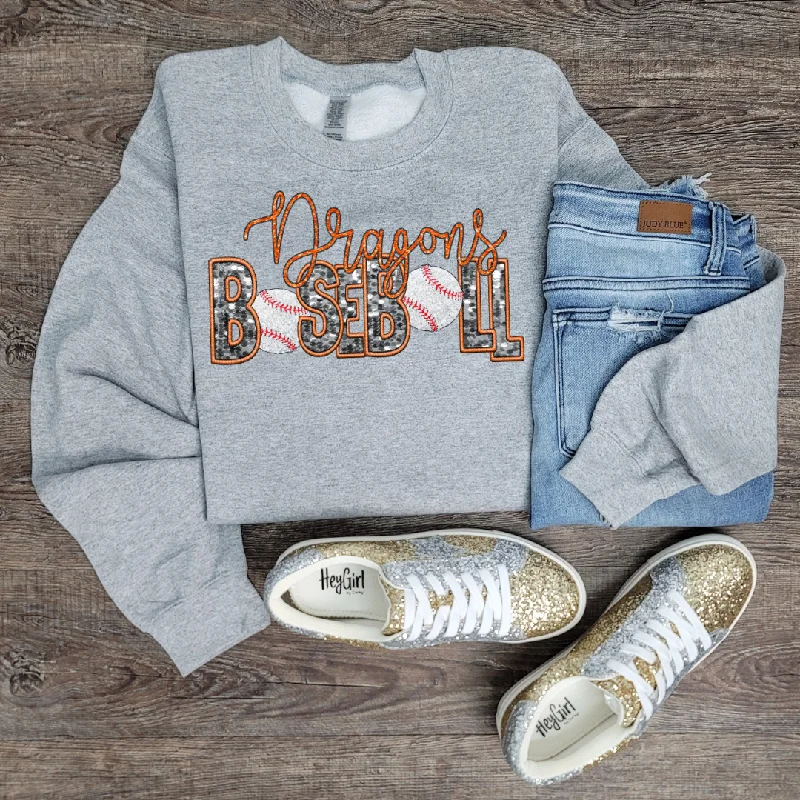 Hazel Blues® | Custom Glitter & Sequin Team Sport: SWEATSHIRT Hoodie with Earth Tones Natural Calm