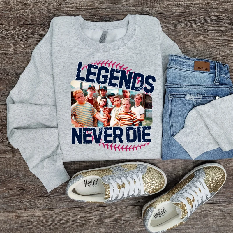 Hazel Blues® |  Legends Never Die: SWEATSHIRT Hoodie with Gradient Ombre Colorful