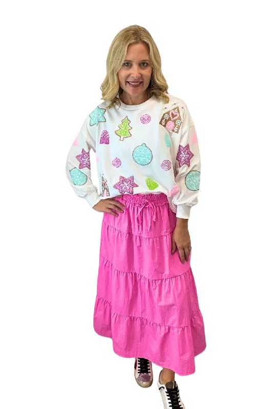 Mary Square Millie Gingerbread Sweatshirt Hoodie with Reflective Safety Nightwear