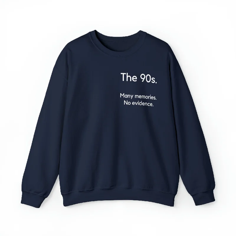 Hazel Blues® |  The 90s Graphic Crewneck Sweatshirt Hoodie with Hem Detail Decorative Unique