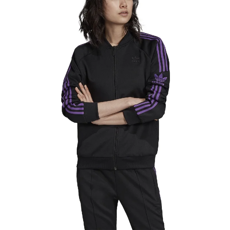 Adidas Originals Superstar Womens Track Jacket Black Cardigan Sweater Pullover