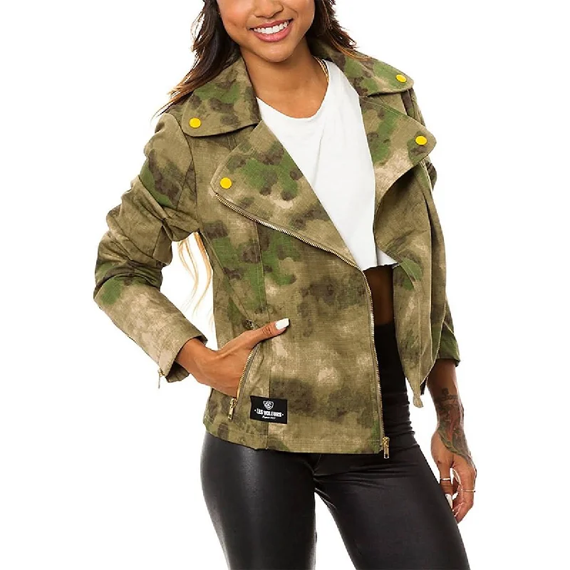 Crooks & Castles Les Voleurs Women's Jackets (Brand New) Bomber Jacket Anorak Windbreaker