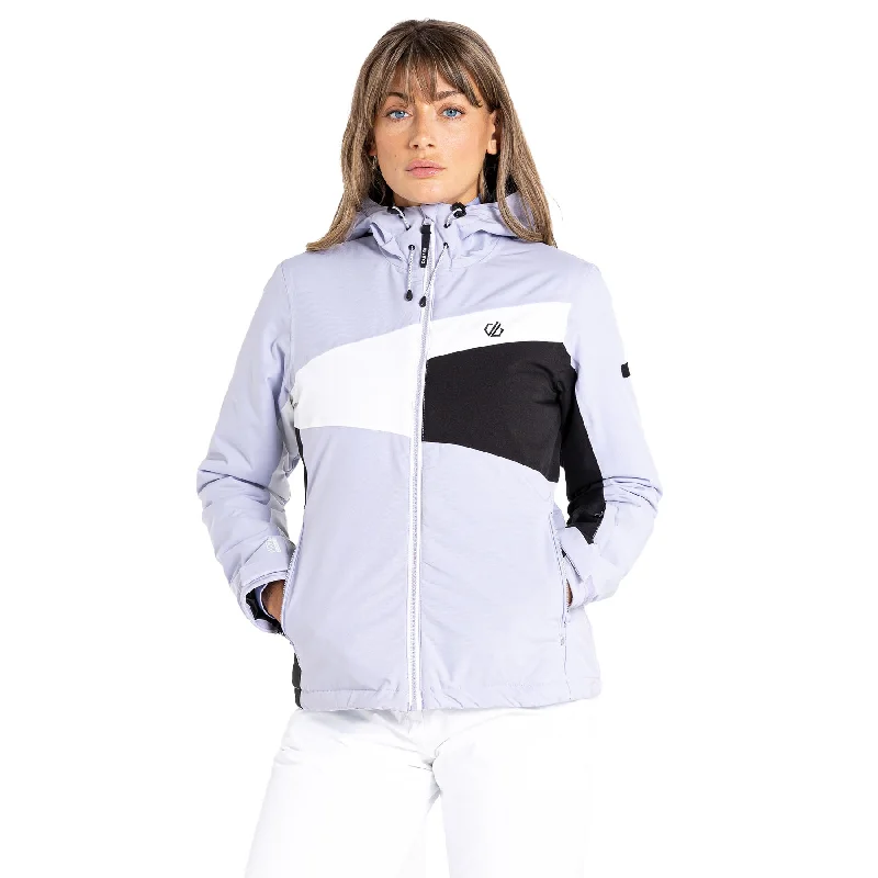 Women's Ice Gleam III Ski Jacket Hooded Jacket Caped Jacket Shawl Collar Jacket