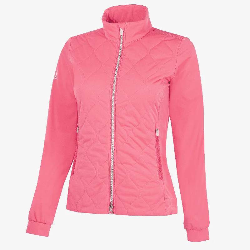 Leora - Windproof and water repellent golf jacket Print Jacket Jacquard Jacket Embroidered Jacket