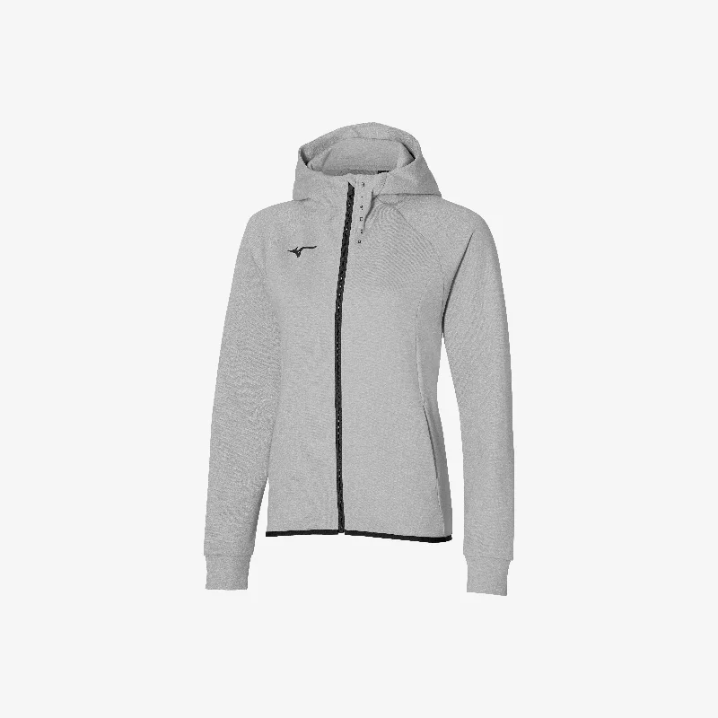 MIZUNO ATHELETE HOODIE Hoodie with Sequins Glamorous Eye-catching