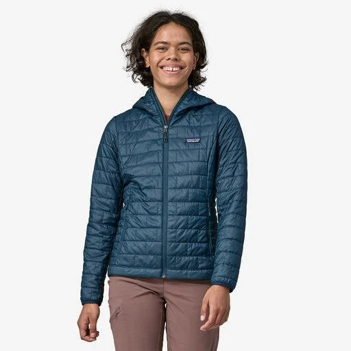 Patagonia Women's Nano Puff Hoody Hoodie with Full-Zip Functional Layering