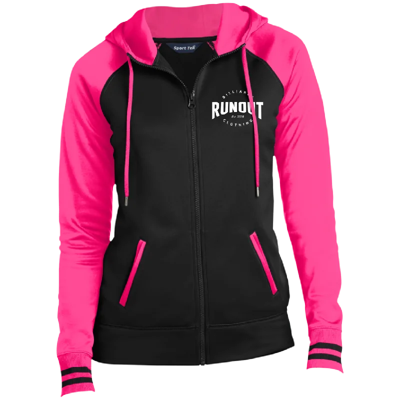 Runout Billiards Clothing - Ladies' Moisture Wick Full-Zip Hooded Jacket Fleece Jacket Down Jacket Feather Jacket