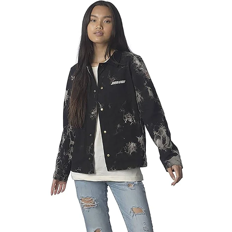 Santa Cruz Opus Tie Dye Women's Jackets (Brand New) Print Jacket Jacquard Jacket Embroidered Jacket