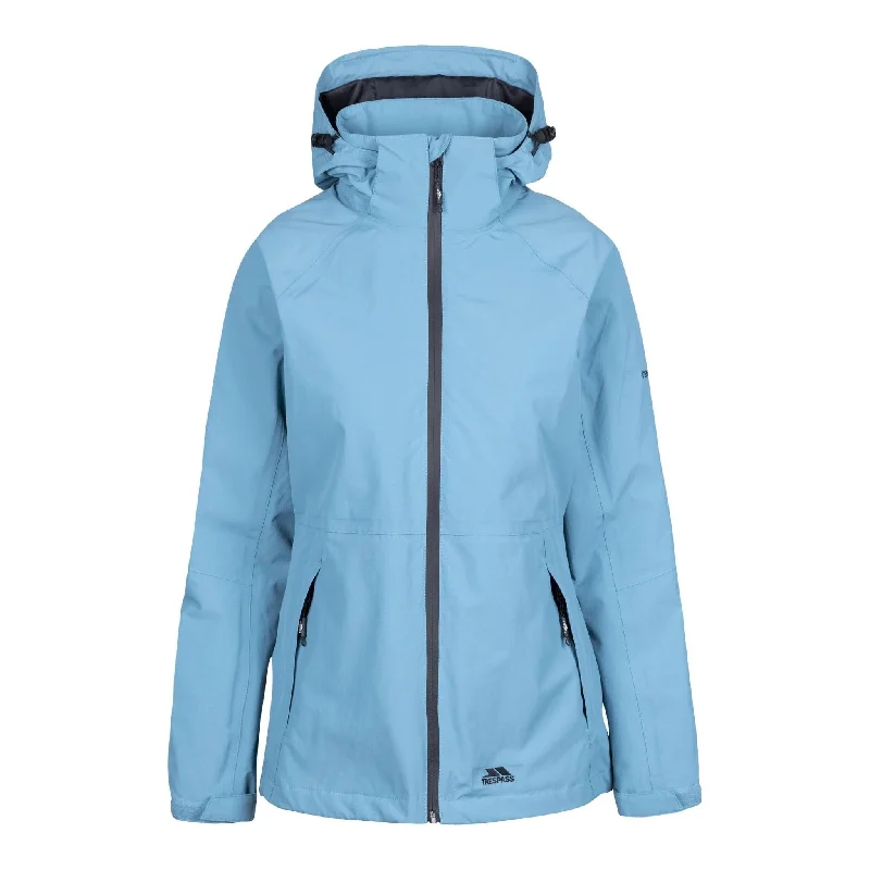 Tilbury Womens Unpadded Waterproof Lined Jacket in Storm Blue Fleece Jacket Down Jacket Feather Jacket