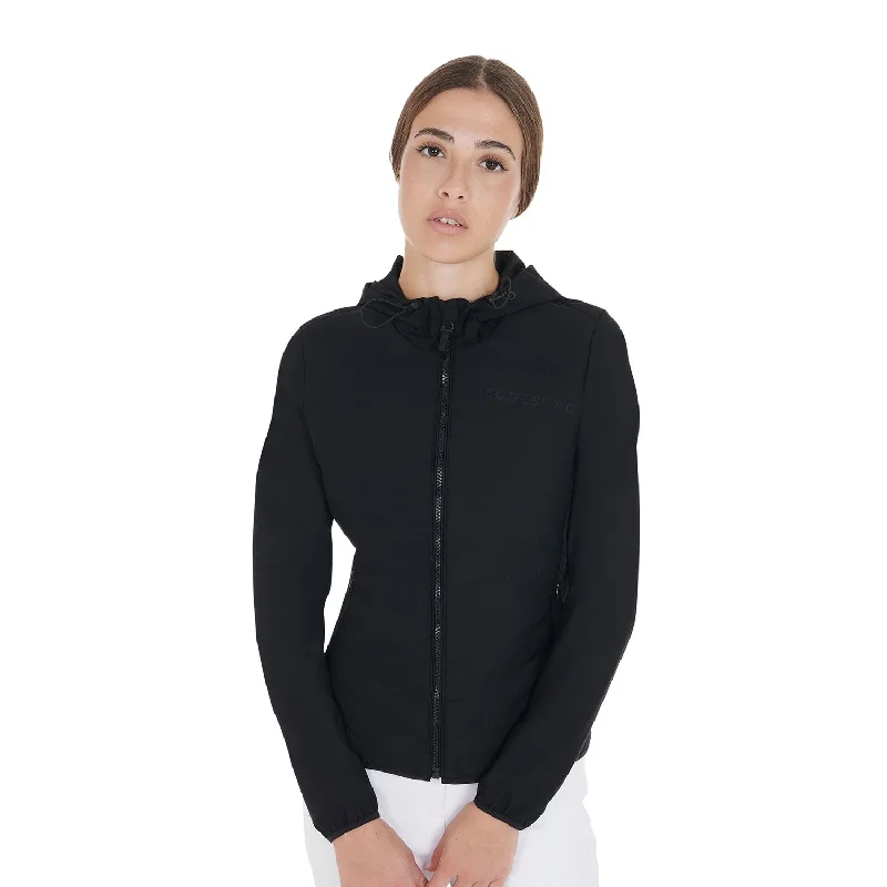 Women's Technical Down Jacket - Black Quilted Jacket Puffer Jacket Insulated Jacket