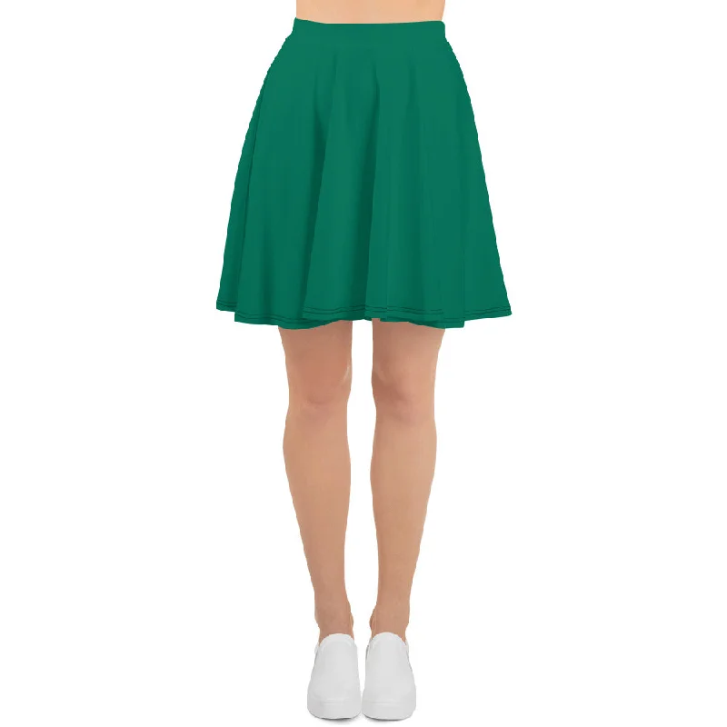 GG - Skater Skirt - Tropical Rain Forest cashmere skirt fine
