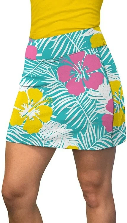 Loudmouth Golf: Women's Active Skort - Castaway velvet skirt glossy