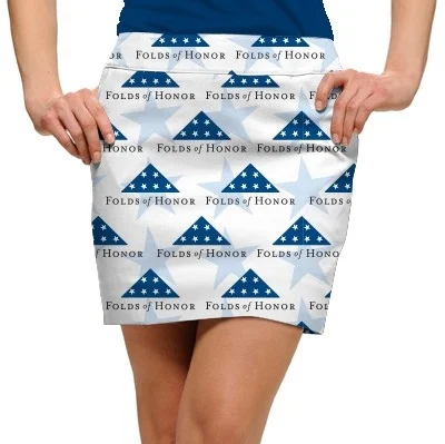 Loudmouth Golf: Women's StretchTech Skort - Stars of Honor midi skirt versatile