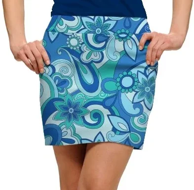 Loudmouth Golf: Women's StretchTech Skort - Summer of Love velvet skirt plush