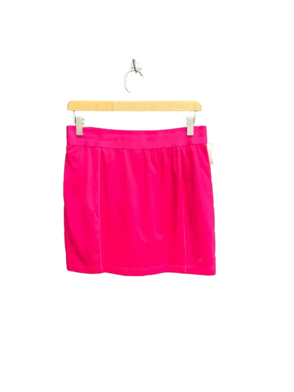 Skort By Adidas In Fuschia, Size: S chiffon skirt airy