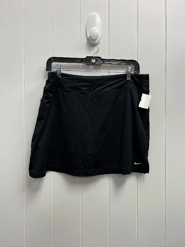 Skort By Nike Apparel In Black, Size: Xl linen skirt airy