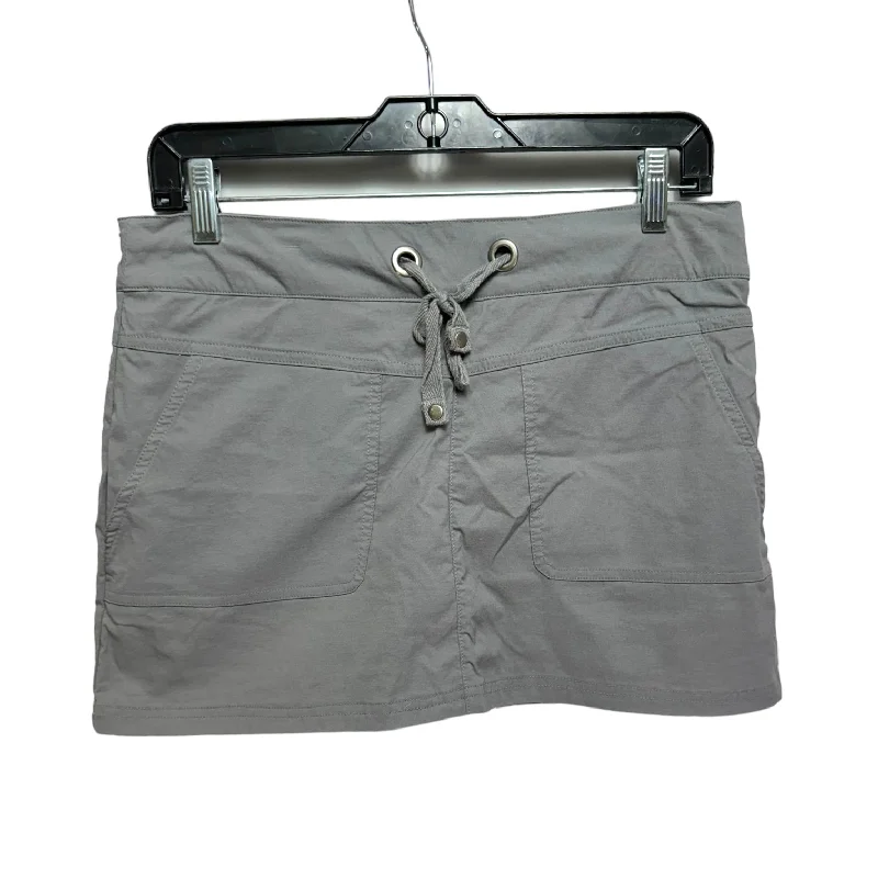 Skort By Prana In Grey, Size: S spandex blend skirt